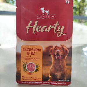 HUFT HEARTY SHREDDED CHICKEN IN GRAVY DOG WET FOOD 70GM