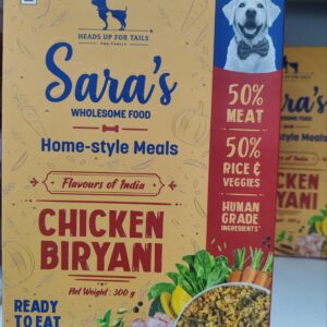HUFT SARA’S WHOLESOME FLAVOURS OF INDIA MUTTON BIRIYANI DOG WET FOOD-300GM