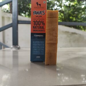 HUFT YAKIES 100% NATURAL & VEGETARIAN TURMERIC GLUTEN FREE CHEW BONE FOR DOGS
