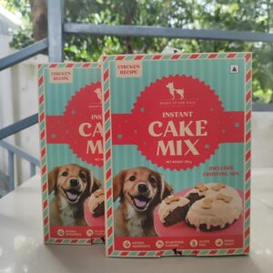 HUFT INSTANT CHICKEN CAKE FROSTING MIX GLUTEN FREE TRAT FOR DOGS-190GM