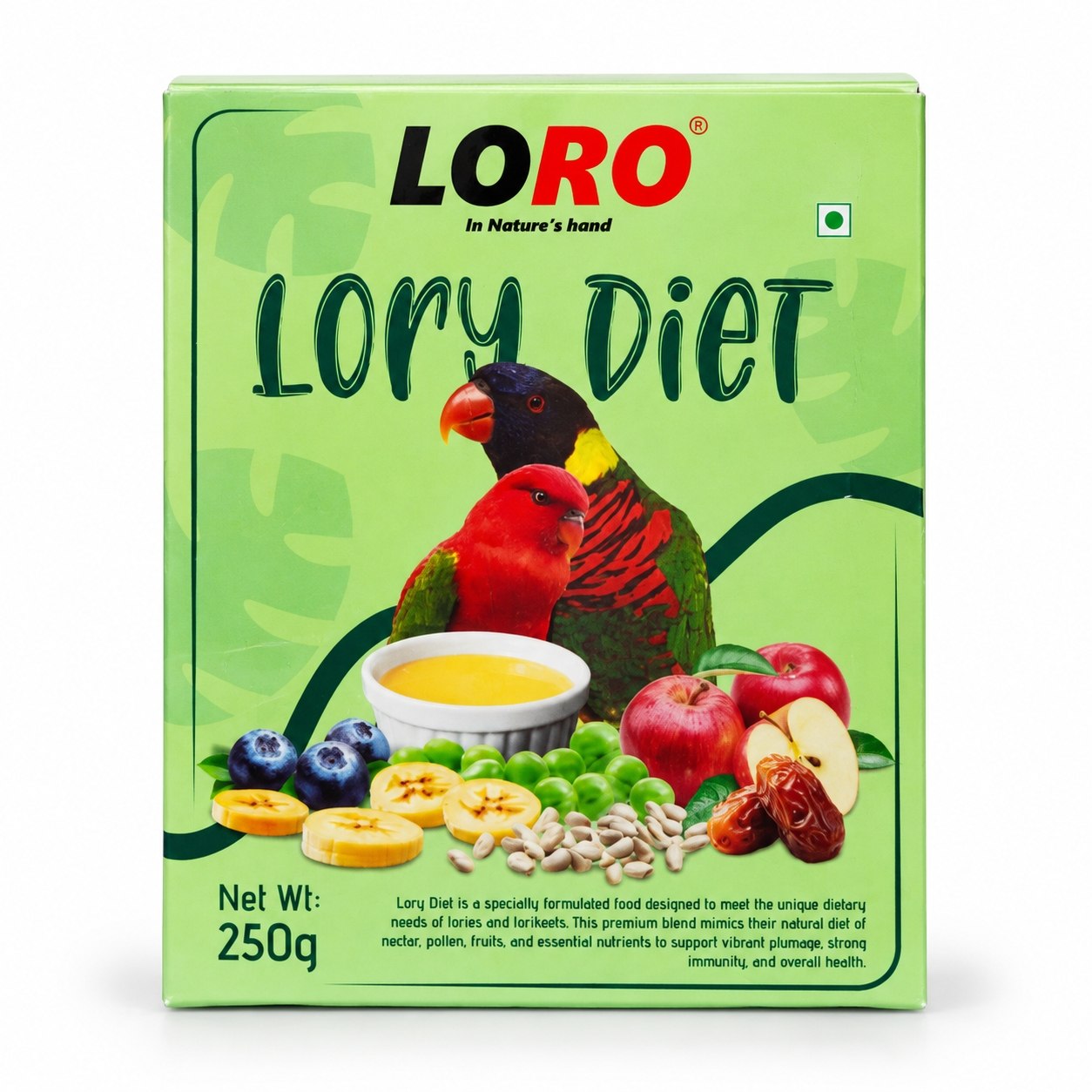 LORO LORY NECTAR DIET – LOW IRON